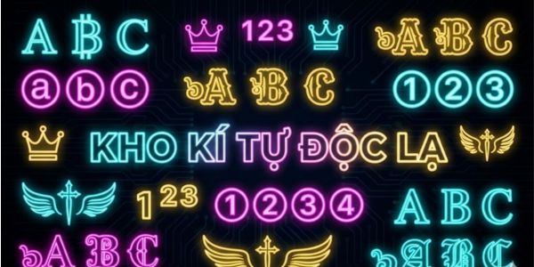 Bảng chữ cái kí tự đặc biệt giúp bạn ghép chữ kiểu kí tự đặc biệt